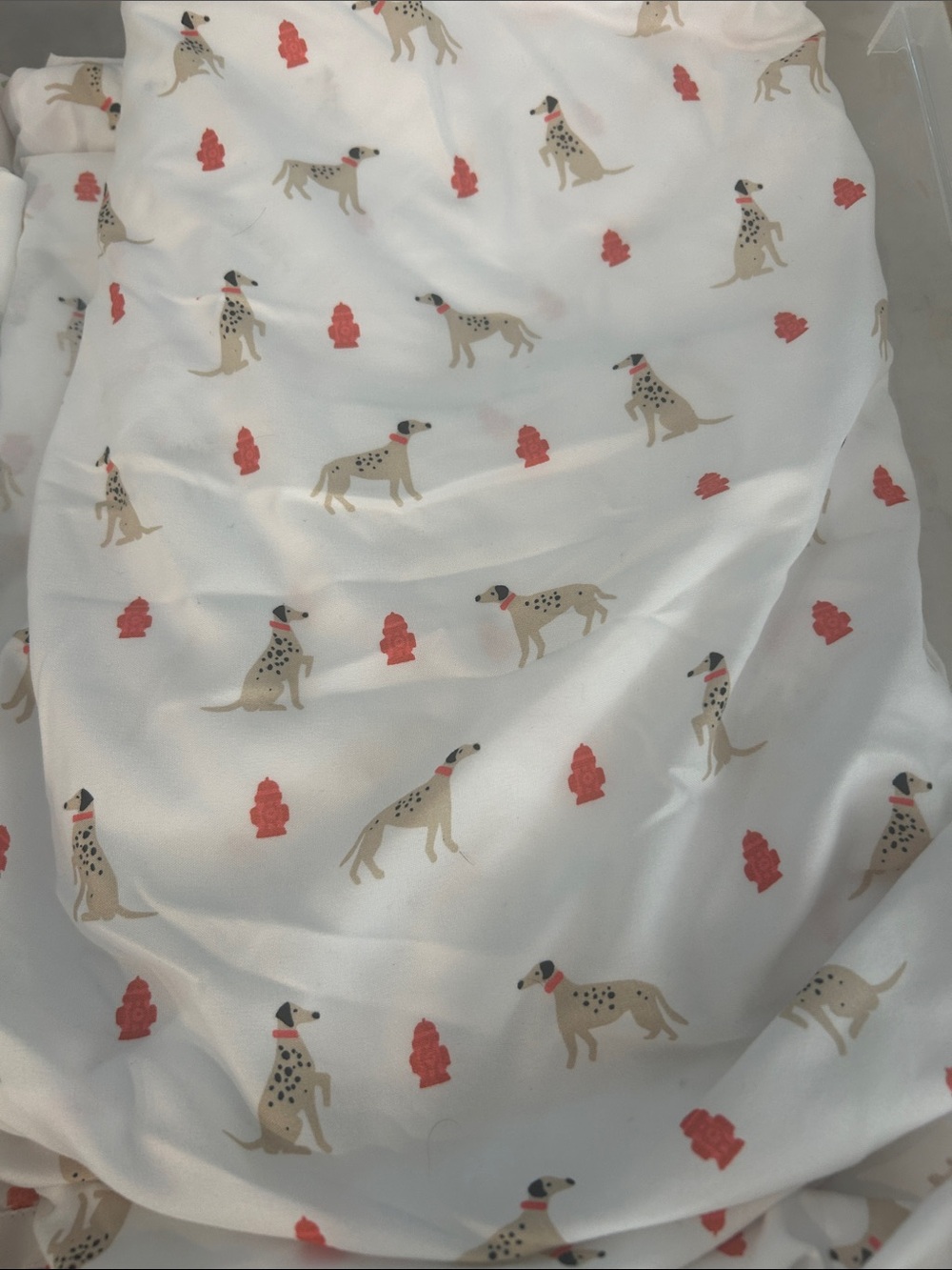 Dog Print target twin sheet set